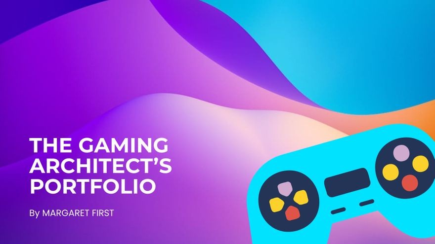 Gaming portfolio showcase highlighting innovative projects